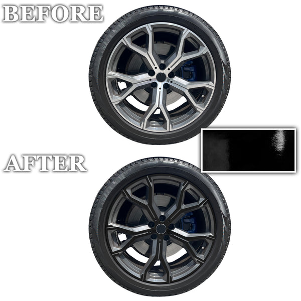 Fits BMW X6 2019-2023 Vinyl Chrome Delete Grille Blackout Decal Stickers Overlay Film