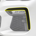 Fits BMW X6 2019-2023 Vinyl Chrome Delete Grille Blackout Decal Stickers Overlay Film