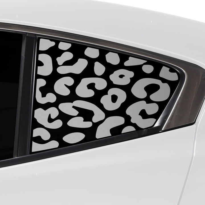 Animal Leopard Cheetah Cow Window Vinyl Decal Stickers Fits Mazda 3 Sedan 2019 - 2024 - Bogar Tech Designs