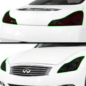 Full Headlight Taillight Precut Smoked PPF Tint Kit Film Overlay Fits Infiniti G37 2008-2013