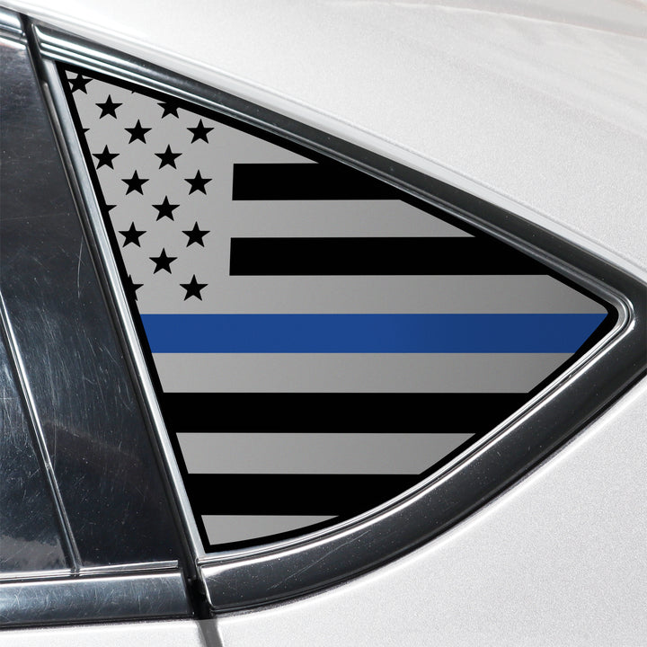 Quarter Window American Flag Vinyl Decal Stickers Fits Dodge Dart 2013 - 2016 - Bogar Tech Designs