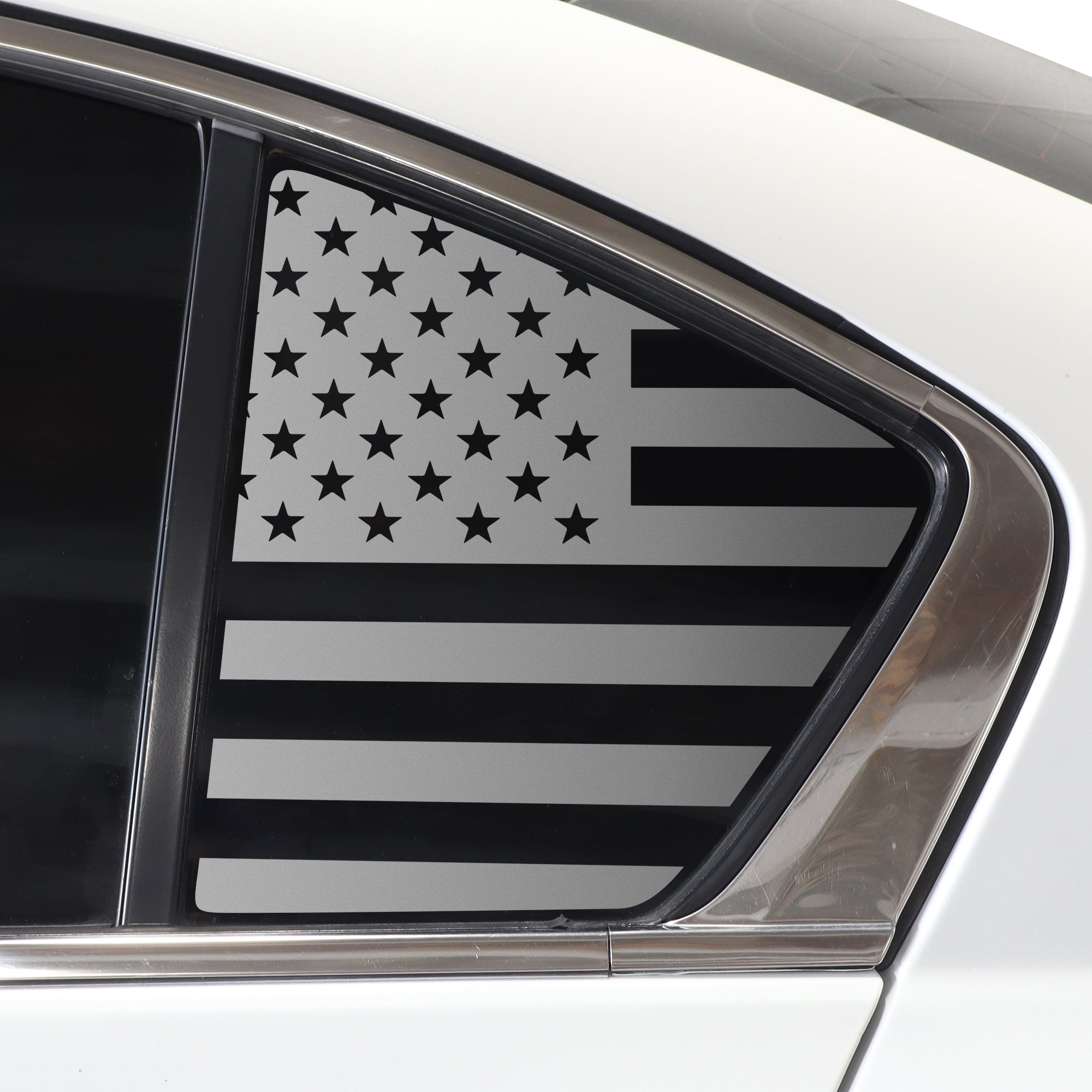 Quarter Window American Flag Vinyl Decal Stickers Fits Honda Accord 2013 - 2017 - Bogar Tech Designs
