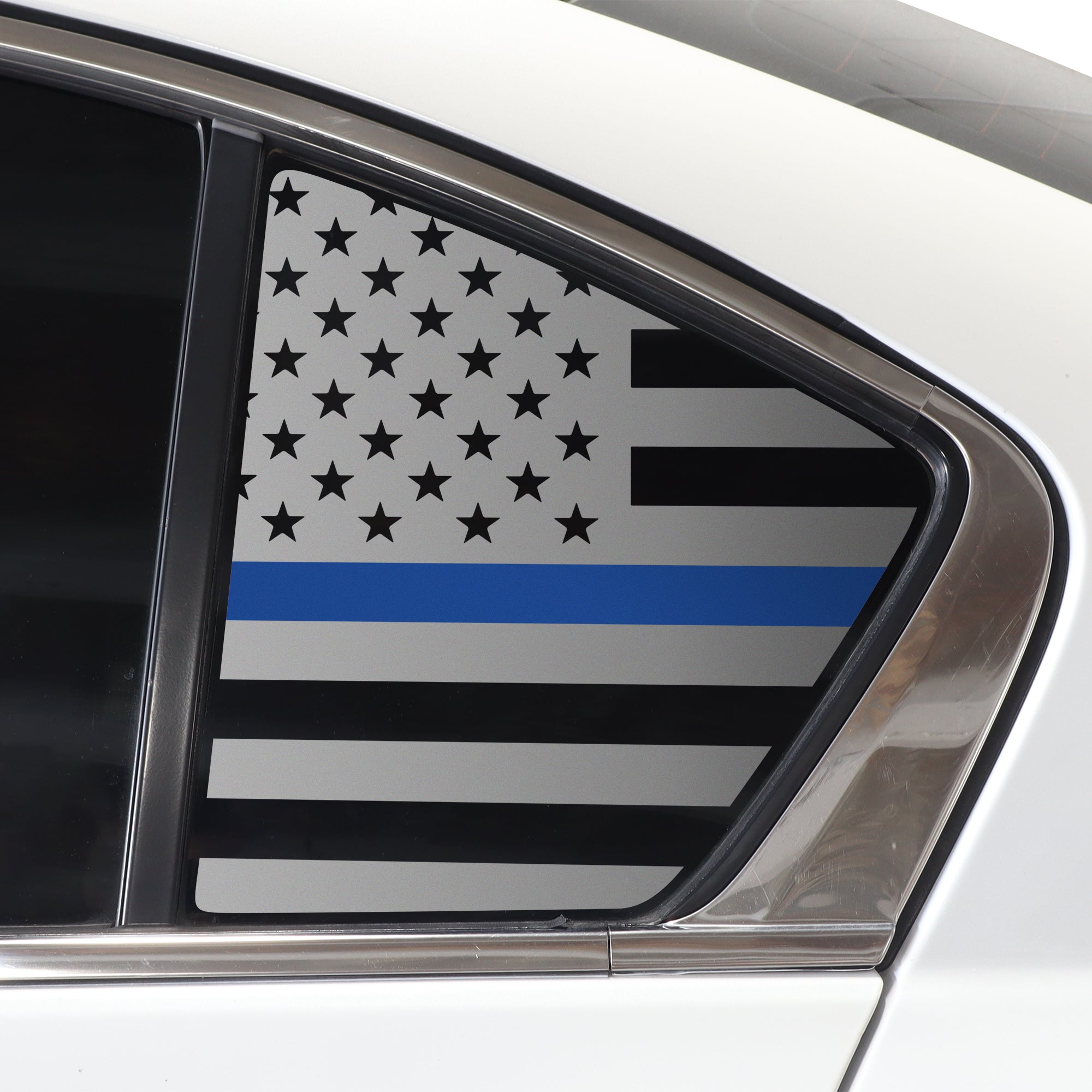 Quarter Window American Flag Vinyl Decal Stickers Fits Honda Accord 2013 - 2017 - Bogar Tech Designs