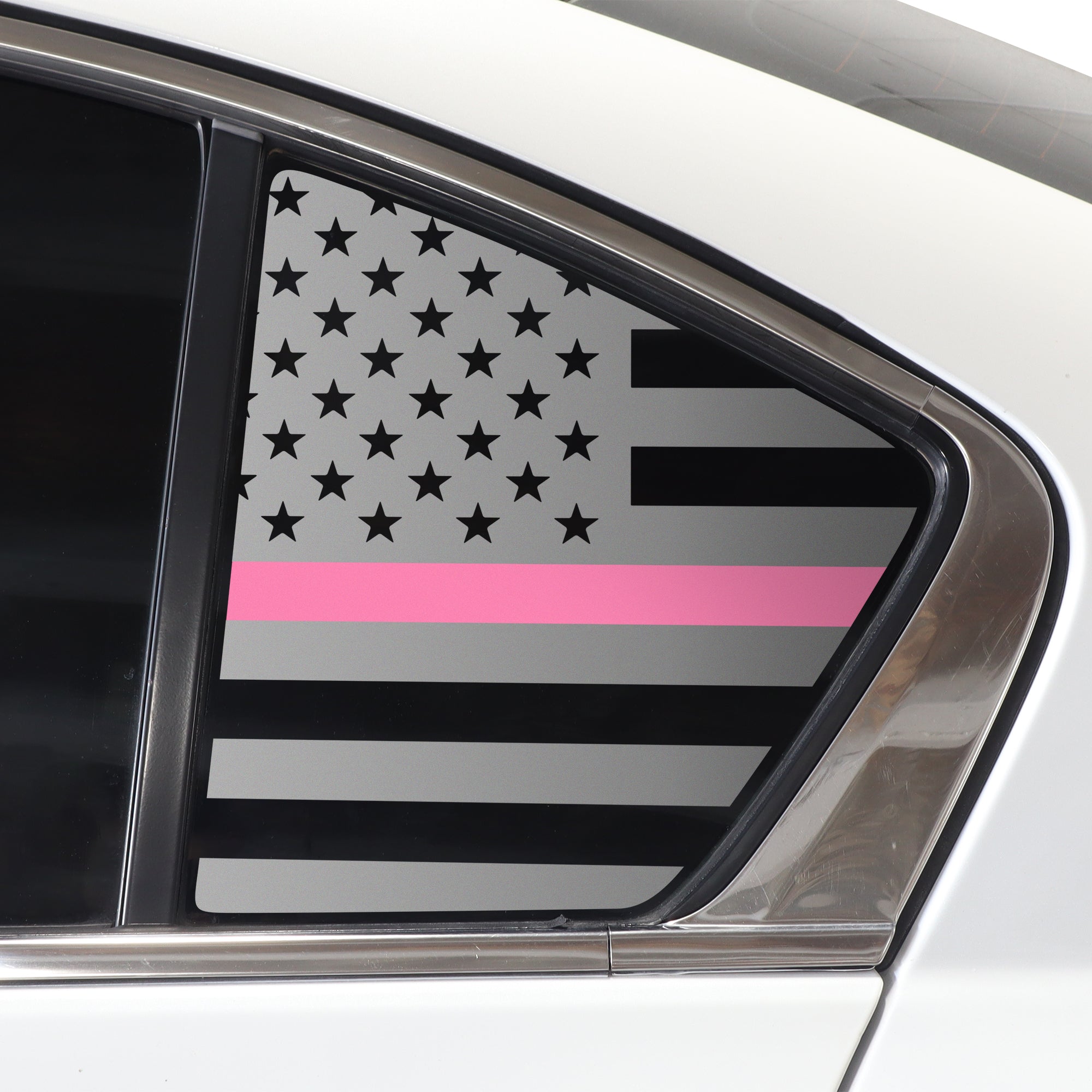 Quarter Window American Flag Vinyl Decal Stickers Fits Honda Accord 2013 - 2017 - Bogar Tech Designs