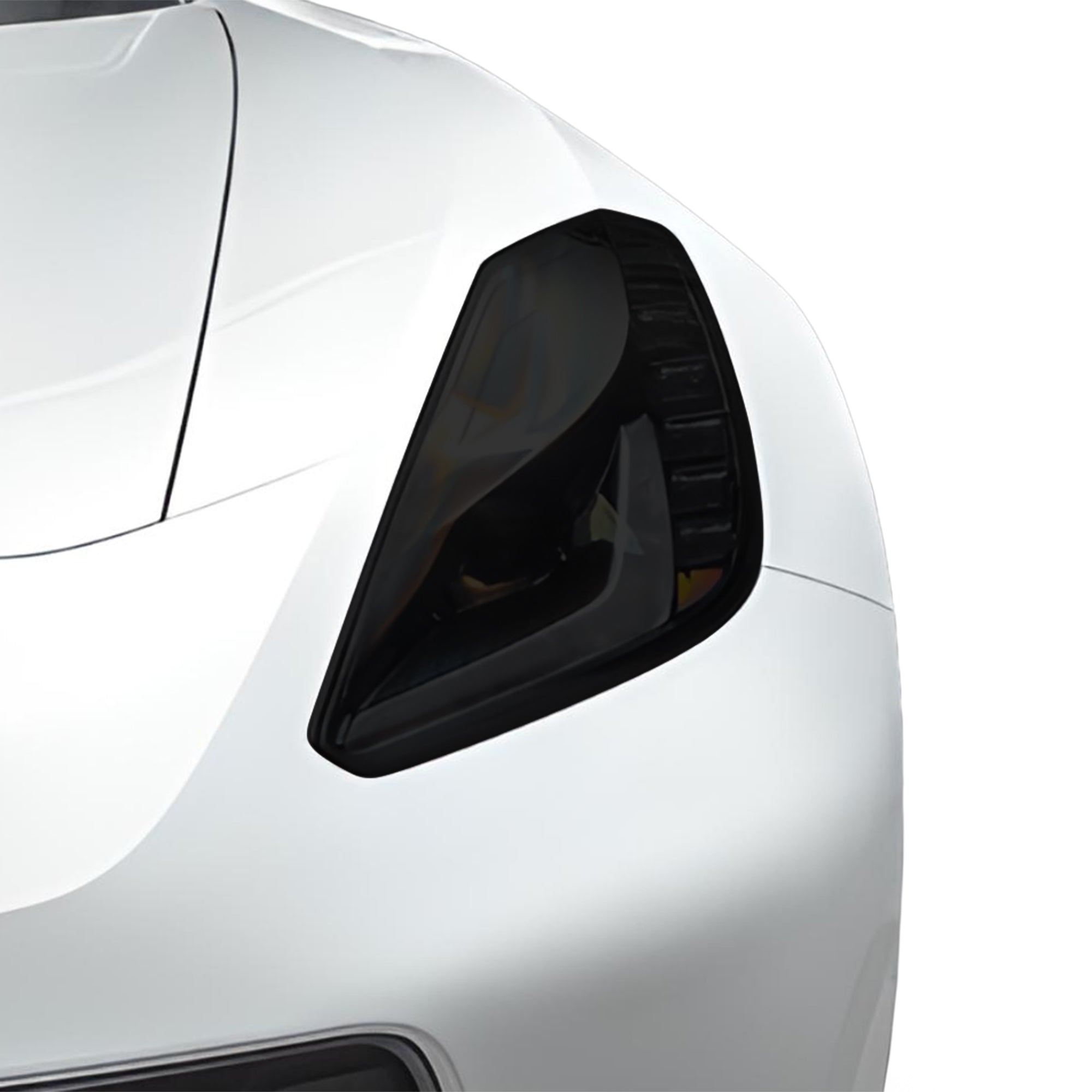 Full Headlight Taillight Precut Smoked PPF Tint Kit Film Overlay Fits Chevy Corvette C7 2014 - 2019 - Bogar Tech Designs