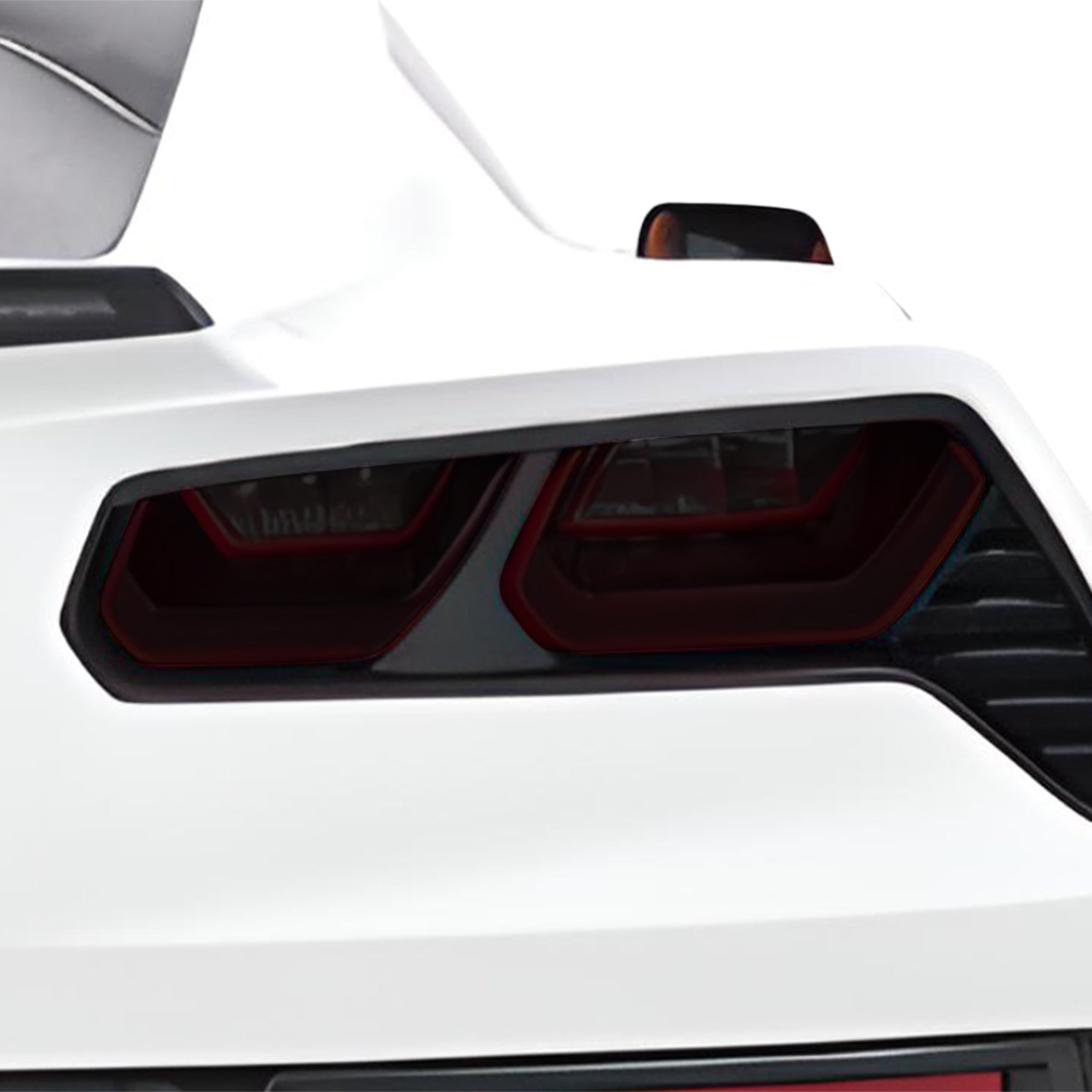 Full Headlight Taillight Precut Smoked PPF Tint Kit Film Overlay Fits Chevy Corvette C7 2014 - 2019 - Bogar Tech Designs