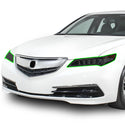 Full Headlight Taillight Precut Smoked PPF Tint Kit Film Overlay Fits Acura TLX 2015-2017