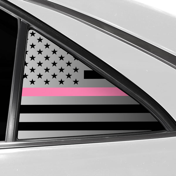 Quarter Window American Flag Vinyl Decal Stickers Fits Toyota Camry 2015-2017