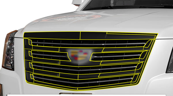 For 2015-2020 Cadillac Escalade Precut Window Chrome Delete - Foto 8