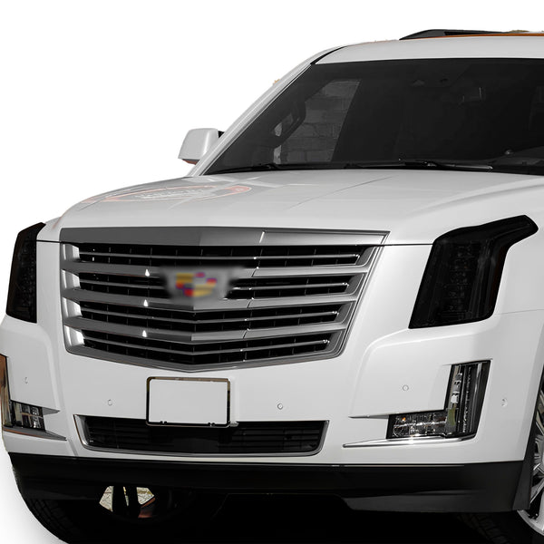 Full Headlight Taillight Precut Smoked PPF Tint Kit Film Overlay Fits Cadillac Escalade 2015-2020