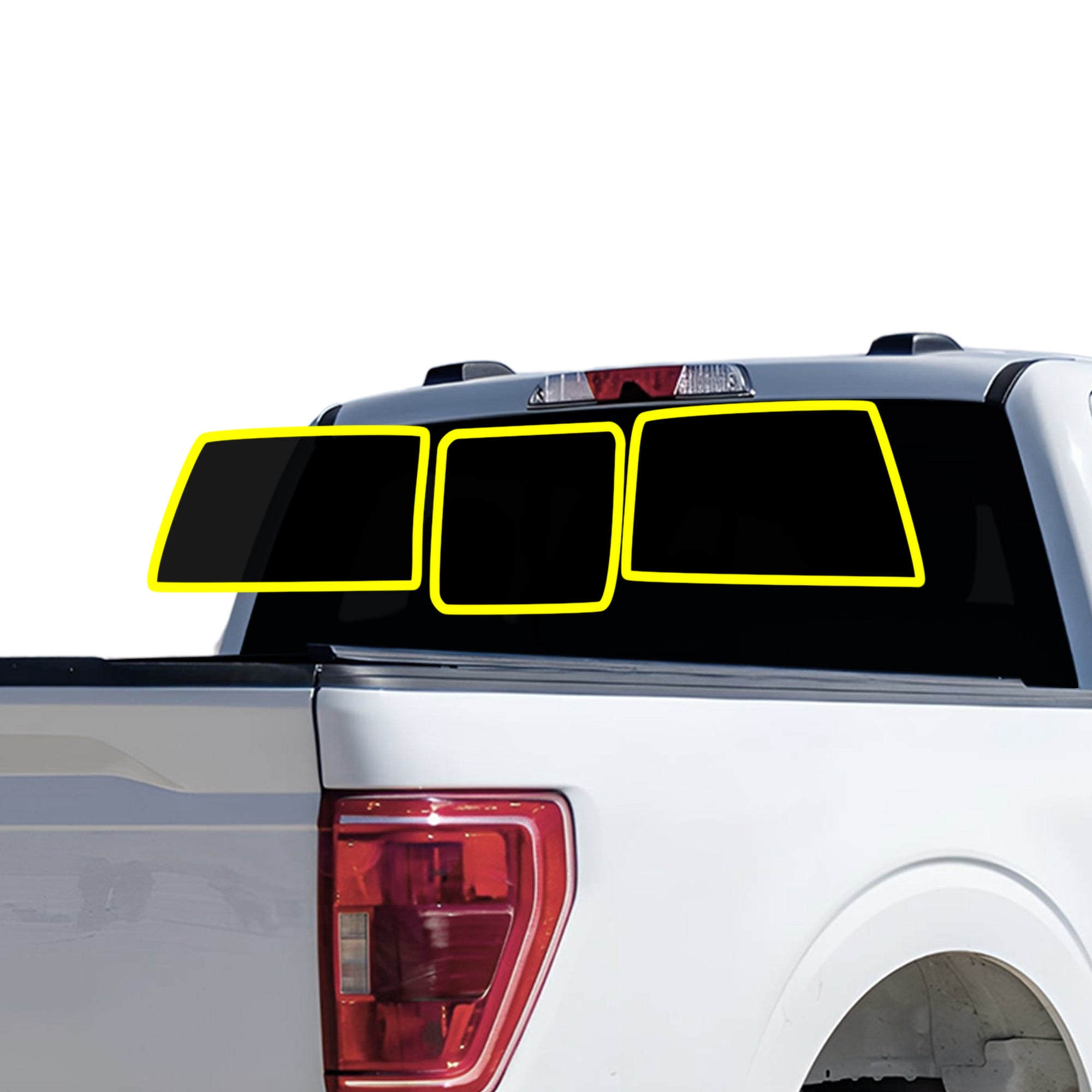 Ford F150 F-150 Crew Cab 2015–2020 Full Windows + Windshield