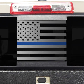 Buy rear-thin-blue-line Window American Flag Vinyl Decal Stickers Fits Chevrolet Colorado 2023-2024