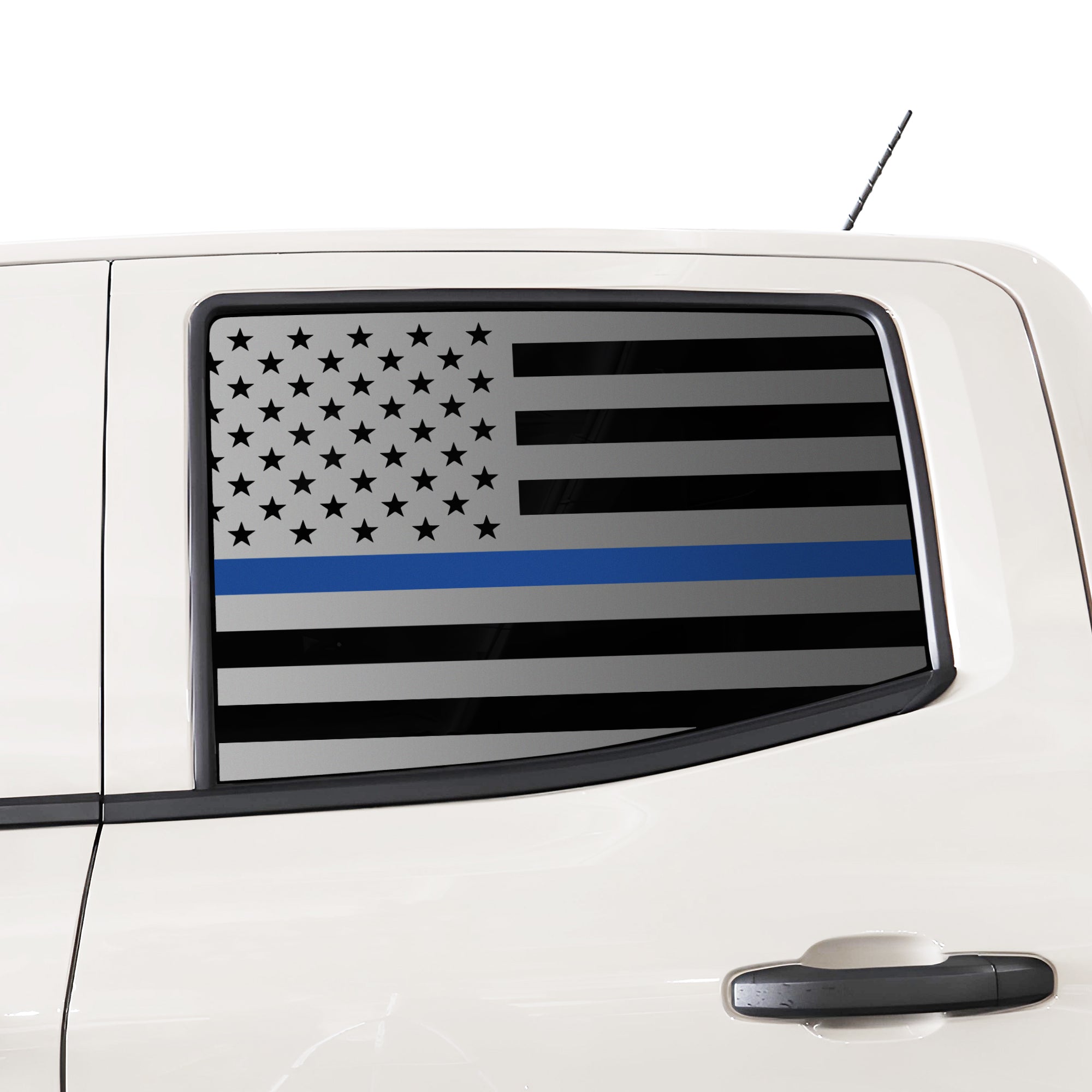 Window American Flag Vinyl Decal Stickers Fits Chevrolet Colorado 2015 - 2025 - Bogar Tech Designs