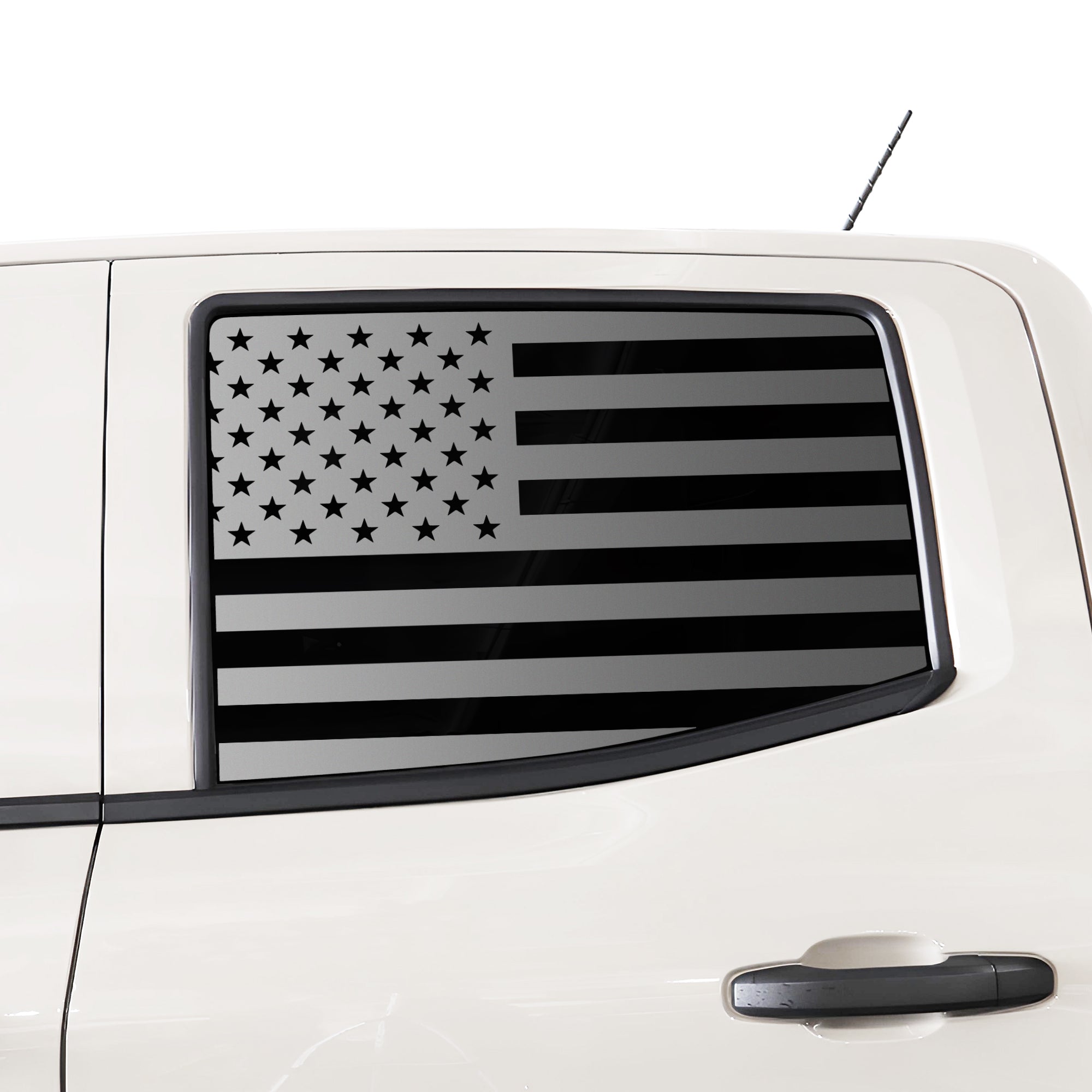Window American Flag Vinyl Decal Stickers Fits Chevrolet Colorado 2015 - 2025 - Bogar Tech Designs