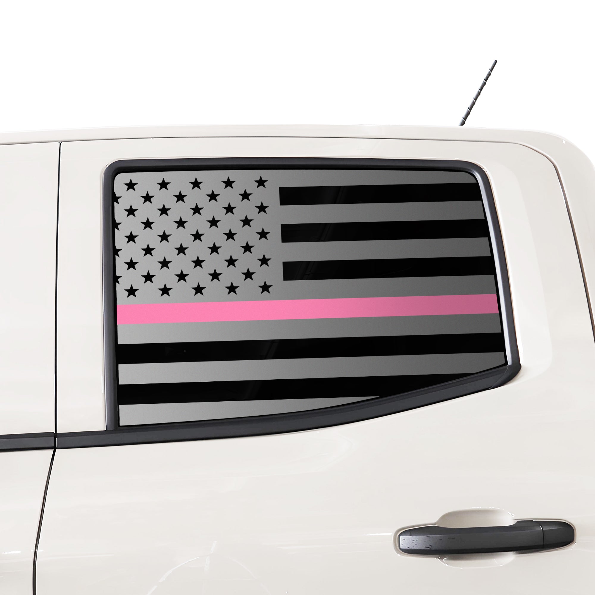 Window American Flag Vinyl Decal Stickers Fits Chevrolet Colorado 2015 - 2025 - Bogar Tech Designs