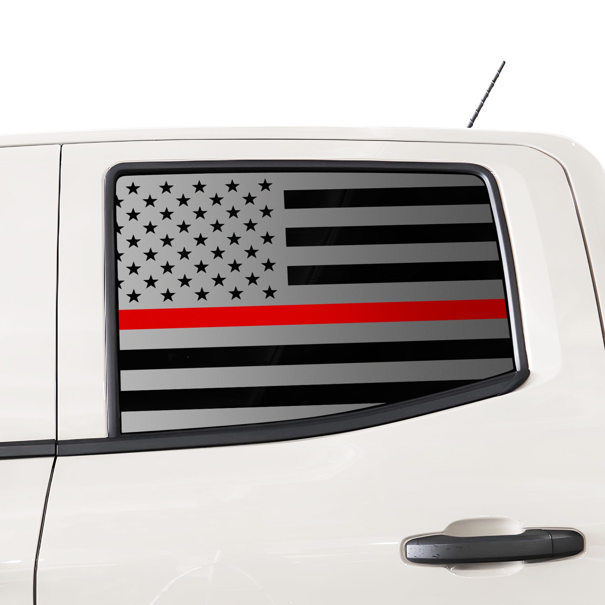 Window American Flag Vinyl Decal Stickers Fits Chevrolet Colorado 2015 - 2025 - Bogar Tech Designs