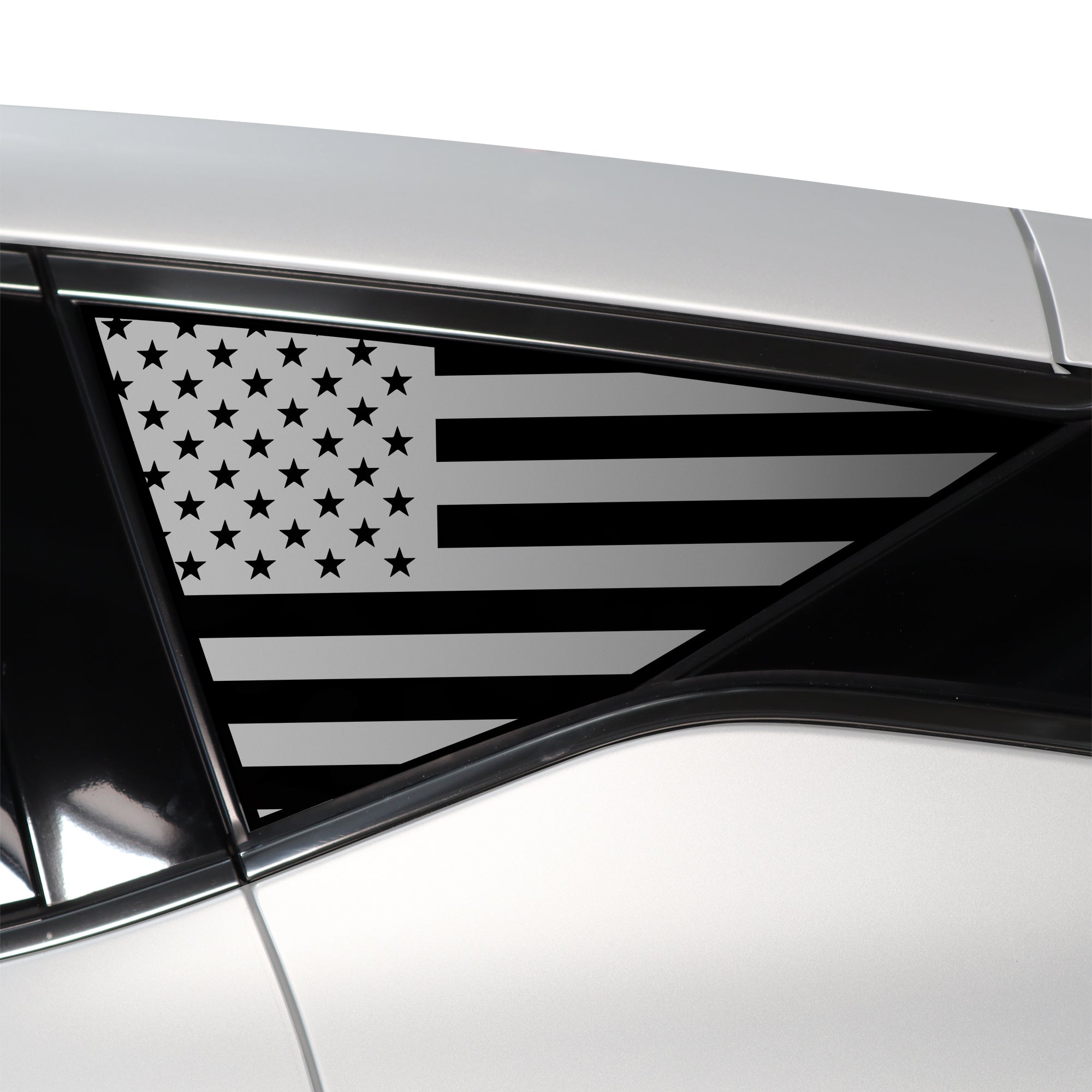 Quarter Window American Flag Vinyl Decal Stickers Fits Nissan Murano 2015 - 2024 - Bogar Tech Designs