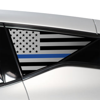 Buy thin-blue-line Quarter Window American Flag Vinyl Decal Stickers Fits Nissan Murano 2015-2024