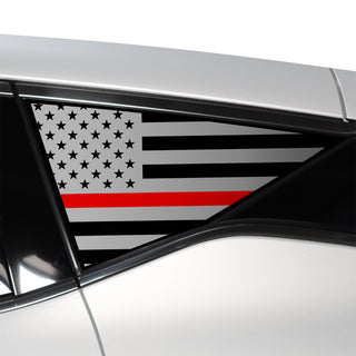 Buy thin-red-line Quarter Window American Flag Vinyl Decal Stickers Fits Nissan Murano 2015-2024