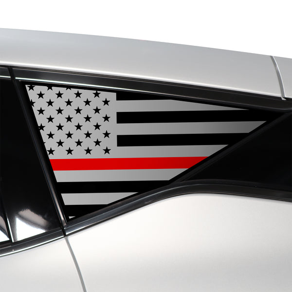 Quarter Window American Flag Vinyl Decal Stickers Fits Nissan Murano 2015-2024