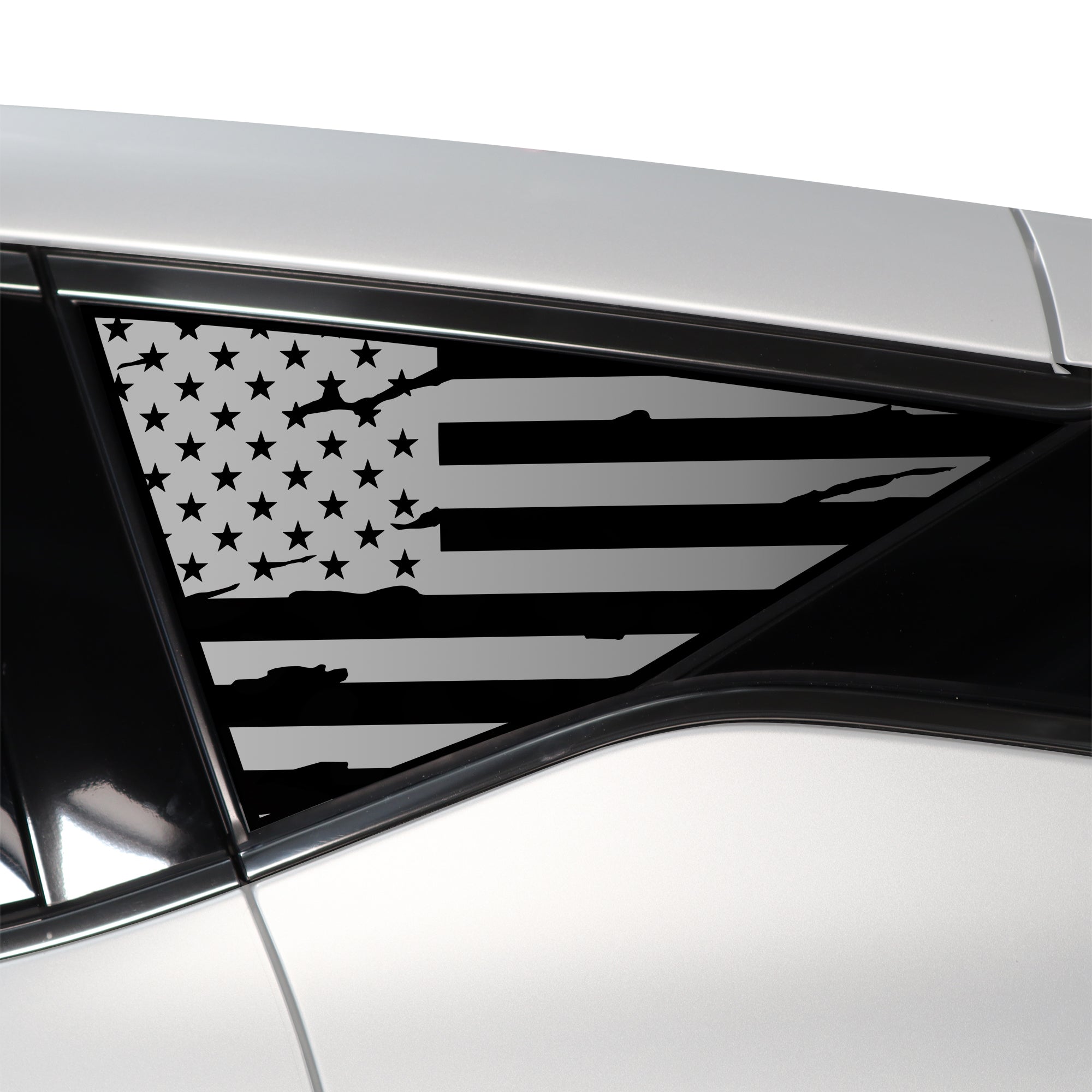 Quarter Window American Flag Vinyl Decal Stickers Fits Nissan Murano 2015 - 2024 - Bogar Tech Designs