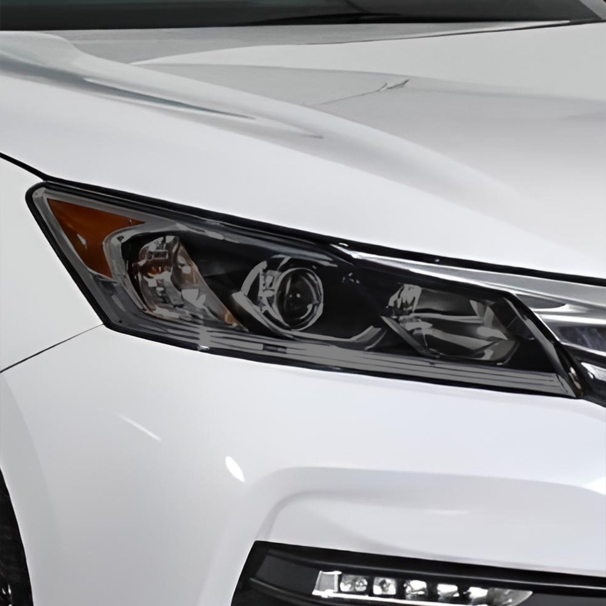 Full Headlight Taillight Precut Smoked PPF Tint Kit Film Overlay Fits Honda Accord 2016 - 2017 - Bogar Tech Designs