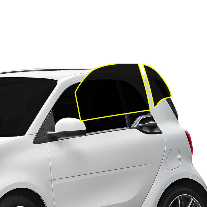 Fits Smart ForTwo Coupe 2016 - 2019 Premium Nano Ceramic Precut Window Tint Film Kit Front Rear Windows Windshield - Bogar Tech Designs