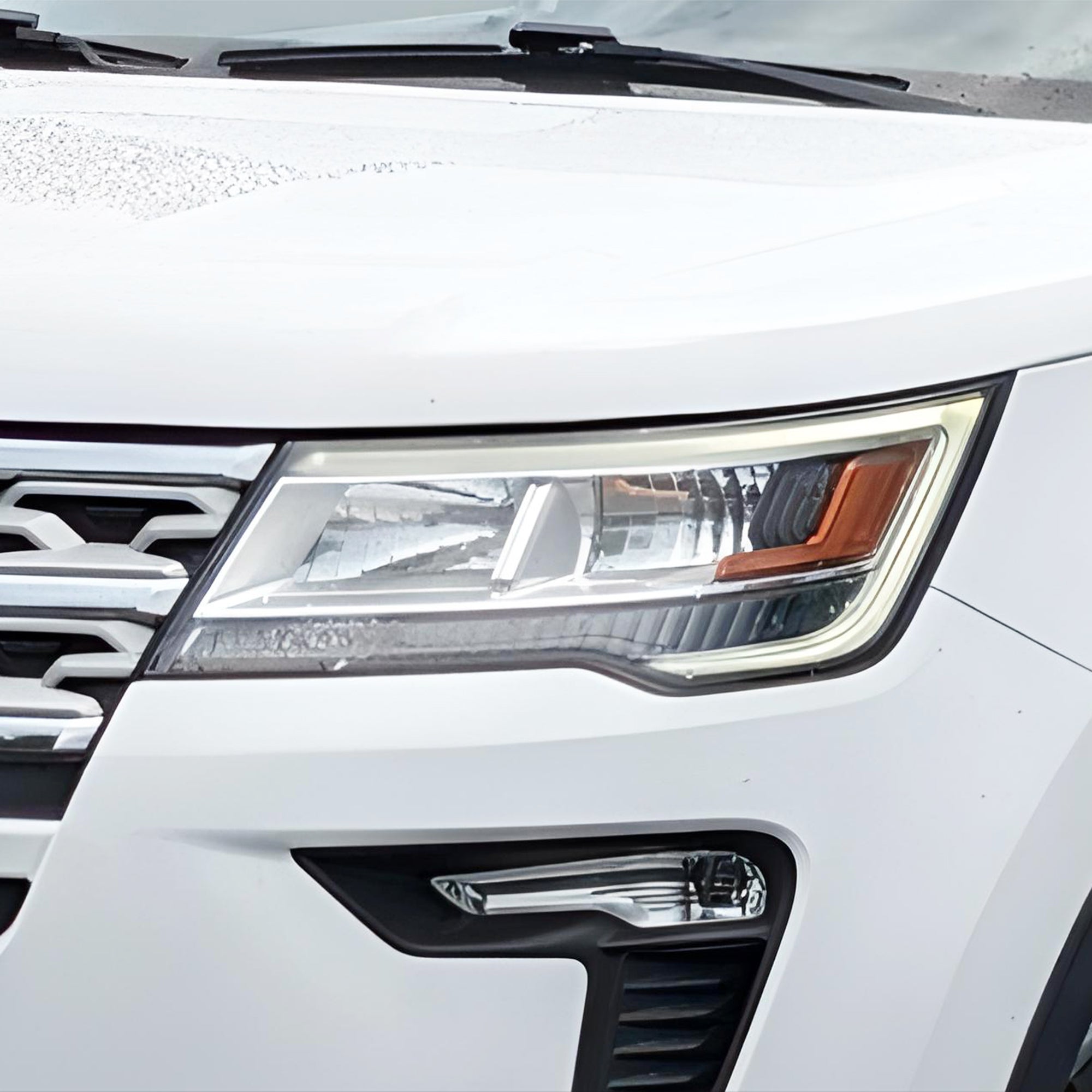 Full Headlight Taillight Precut Smoked PPF Tint Kit Film Overlay Fits Ford Explorer 2016 - 2019 - Bogar Tech Designs