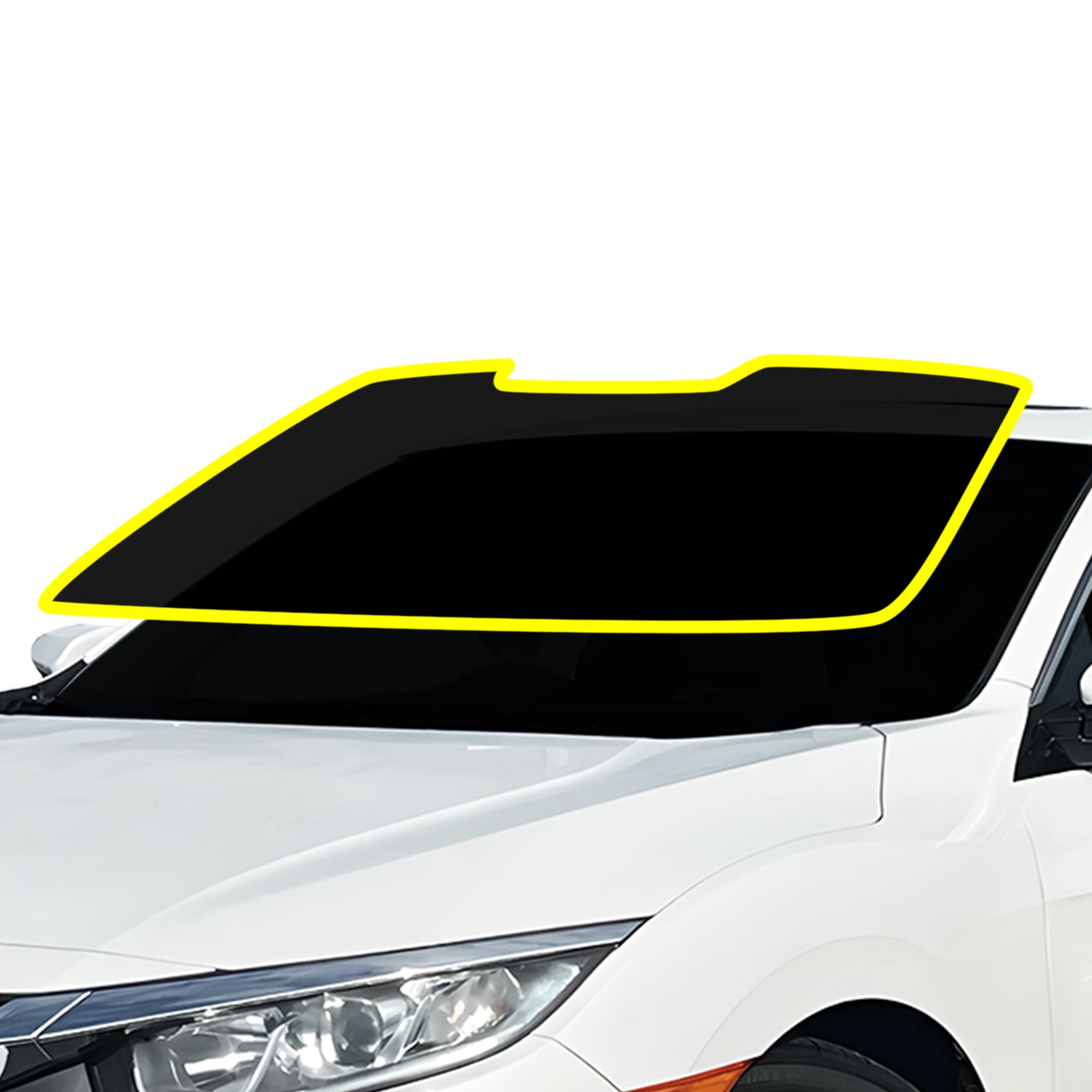 Precut Front Rear Windows Windshield Premium Nano Ceramic Window Film Tint Kit For Honda Civic Coupe 2016 - 2021 - Bogar Tech Designs