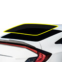 Precut Front Rear Windows Windshield Premium Nano Ceramic Window Film Tint Kit For Honda Civic Coupe 2016-2021