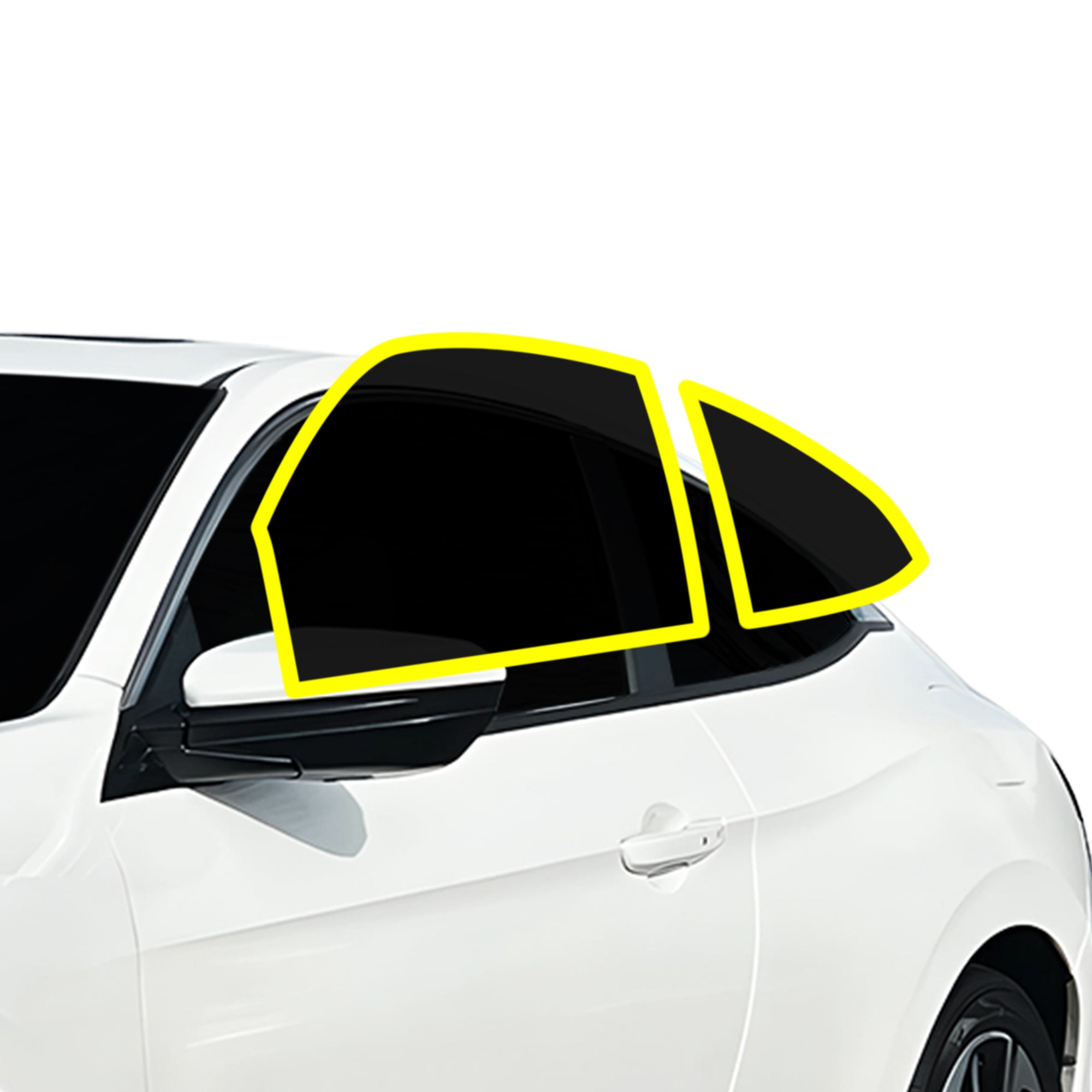 Precut Front Rear Windows Windshield Premium Nano Ceramic Window Film Tint Kit For Honda Civic Coupe 2016 - 2021 - Bogar Tech Designs