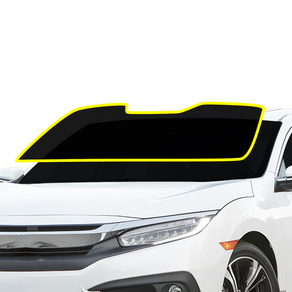 Precut Front Rear Windows Windshield Premium Nano Ceramic Window Film Tint Kit For Honda Civic Sedan 2016-2021