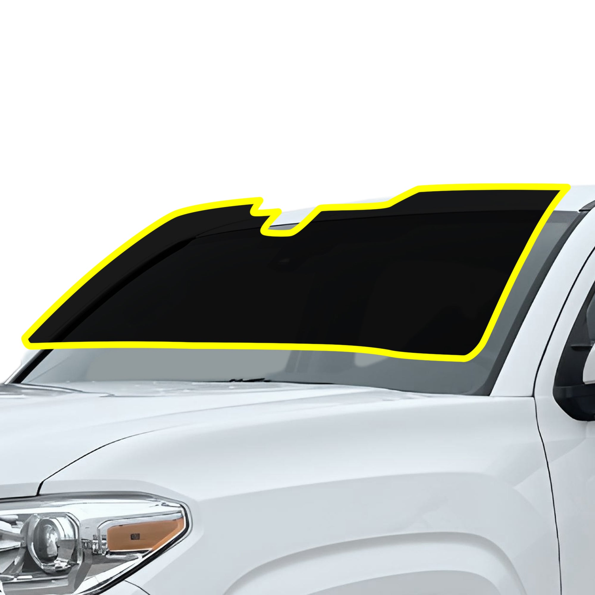 Precut Front Rear Windows Windshield Premium Nano - Ceramic Window Film Tint Kit For Toyota Tacoma Crew Cab 2016 - 2023 - Bogar Tech Designs