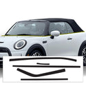 Vinyl Chrome Delete Side Window Rear Blackout Decal Stickers Overlay Film Fits Mini Cooper 2016-2024