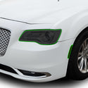 Head Light Head Light Overlay Tint Film Sticker Fits Chrysler 300 C 2015-2023