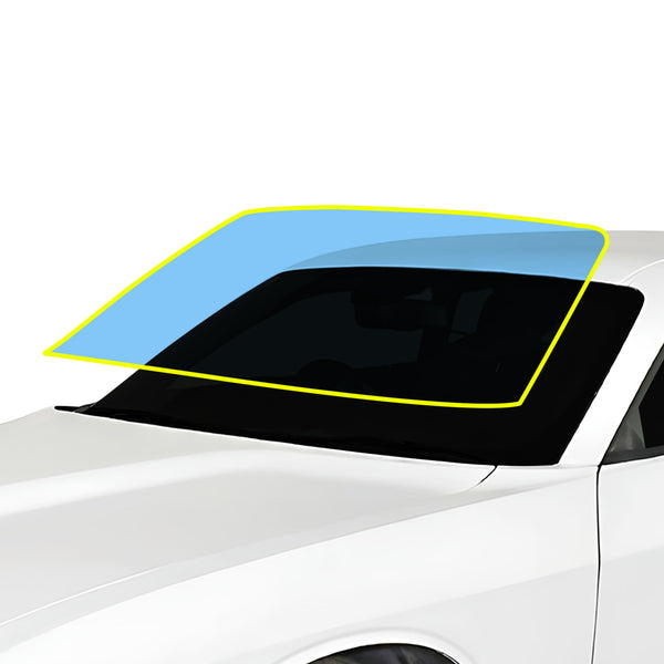 Dodge Challenger 2016–2023 Windshield Protection Film Kit – Precut Clear PPF (Rock Chip Protection)