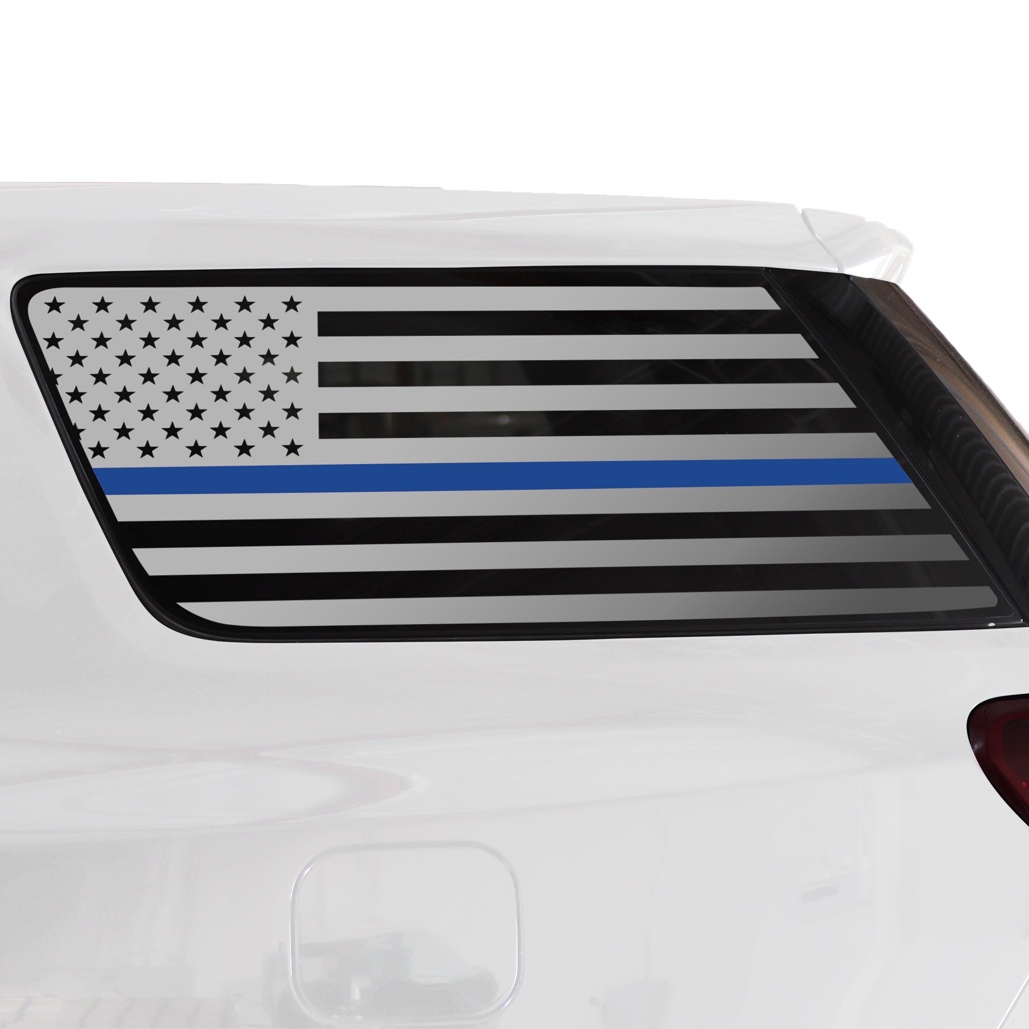 Quarter Window American Flag Vinyl Decal Stickers Fits GMC Acadia 2017 - 2023 - Bogar Tech Designs