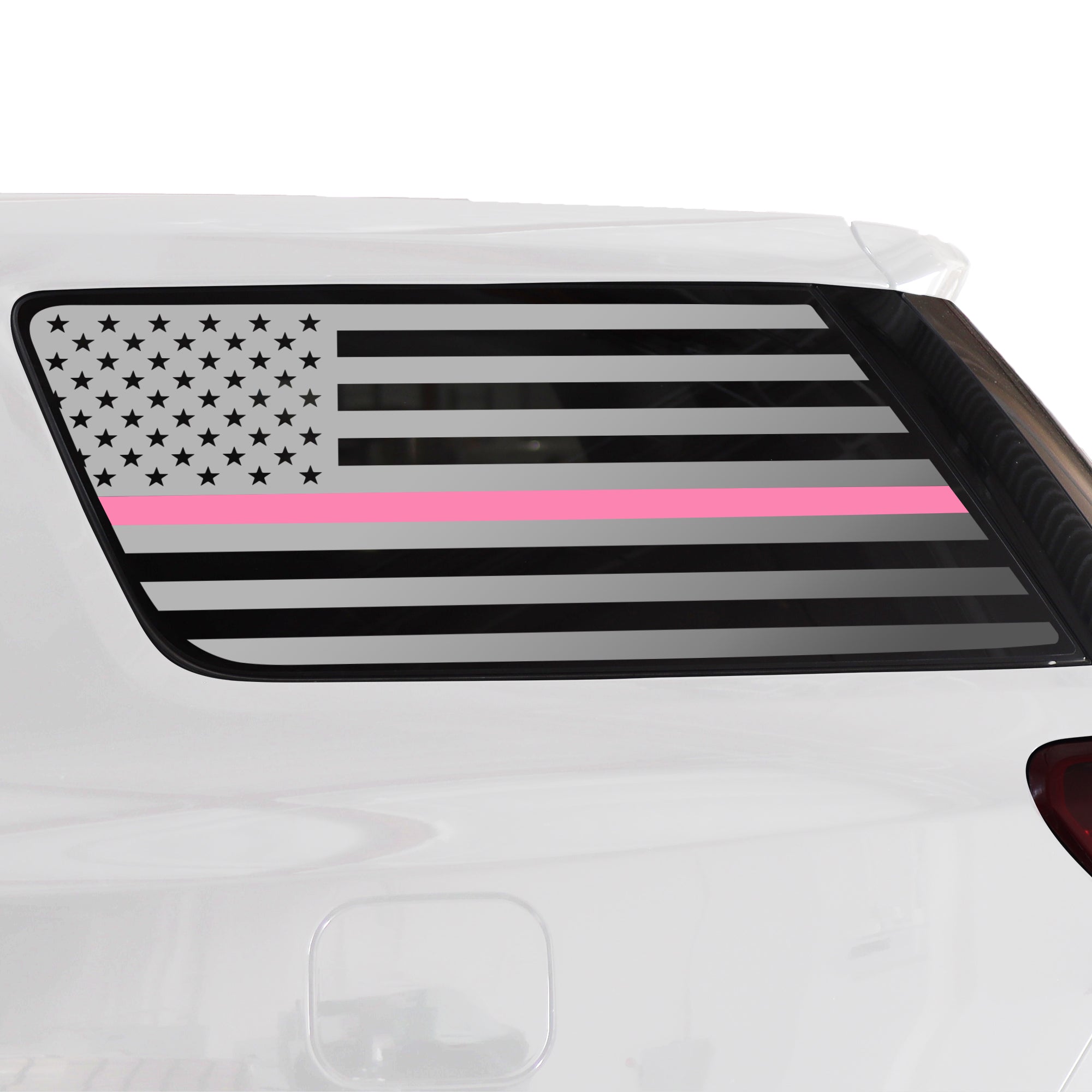 Quarter Window American Flag Vinyl Decal Stickers Fits GMC Acadia 2017 - 2023 - Bogar Tech Designs