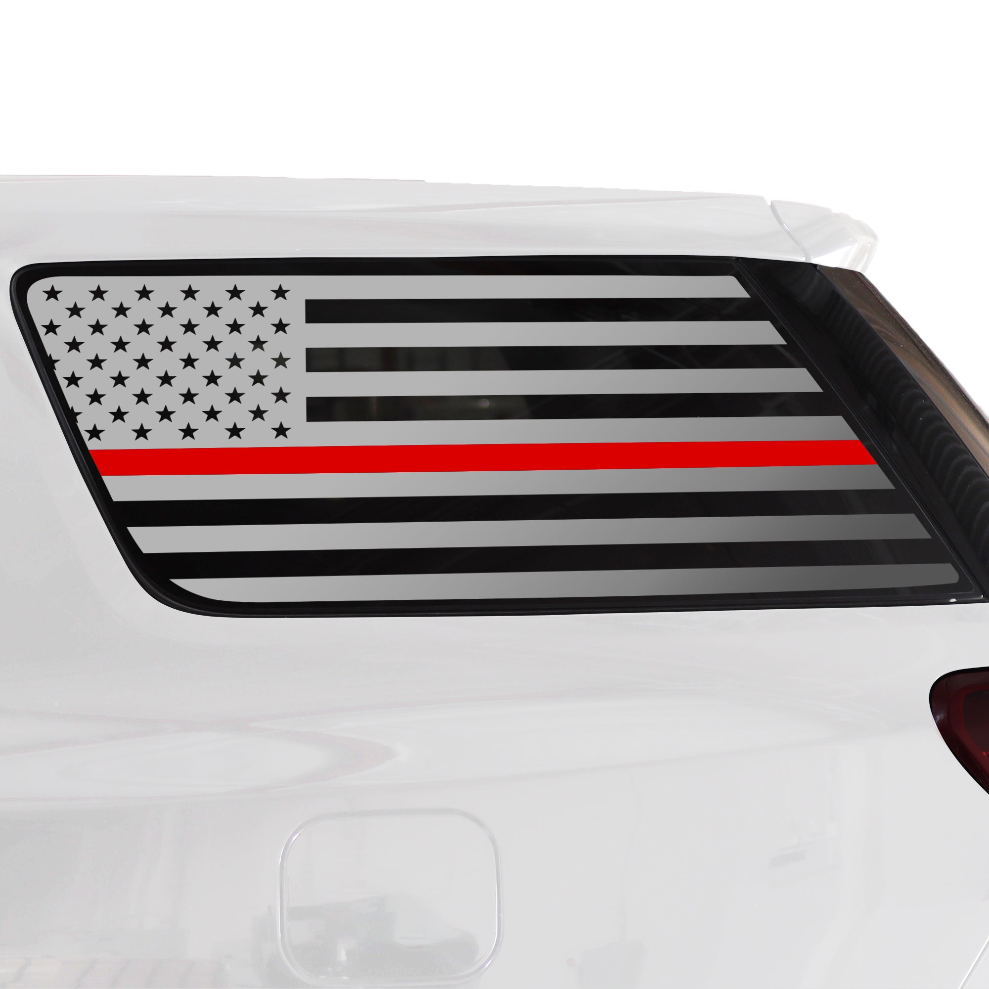 Quarter Window American Flag Vinyl Decal Stickers Fits GMC Acadia 2017 - 2023 - Bogar Tech Designs