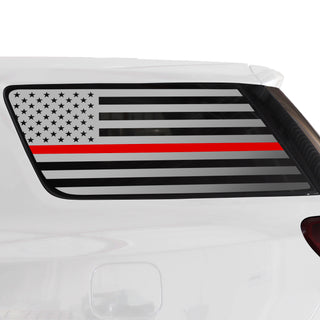 Buy thin-red-line Quarter Window American Flag Vinyl Decal Stickers Fits GMC Acadia 2017-2023