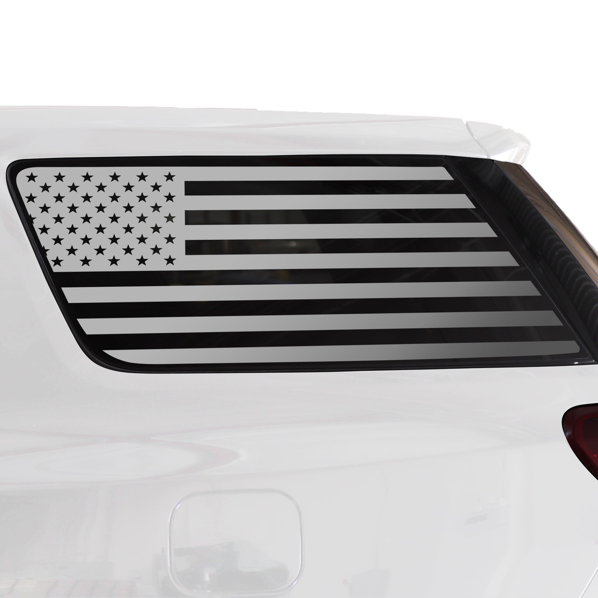 Quarter Window American Flag Vinyl Decal Stickers Fits GMC Acadia 2017 - 2023 - Bogar Tech Designs
