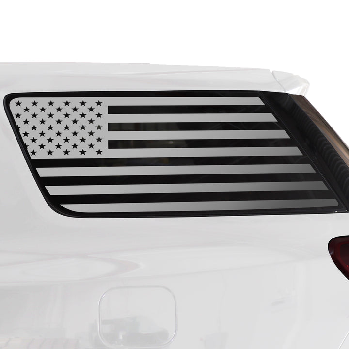 Quarter Window American Flag Vinyl Decal Stickers Fits GMC Acadia 2017 - 2023 - Bogar Tech Designs