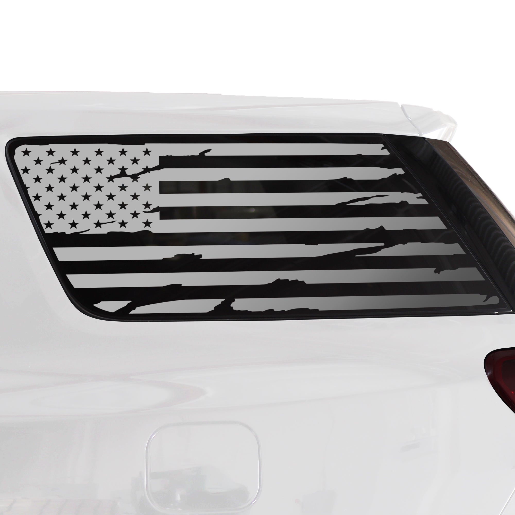 Quarter Window American Flag Vinyl Decal Stickers Fits GMC Acadia 2017 - 2023 - Bogar Tech Designs