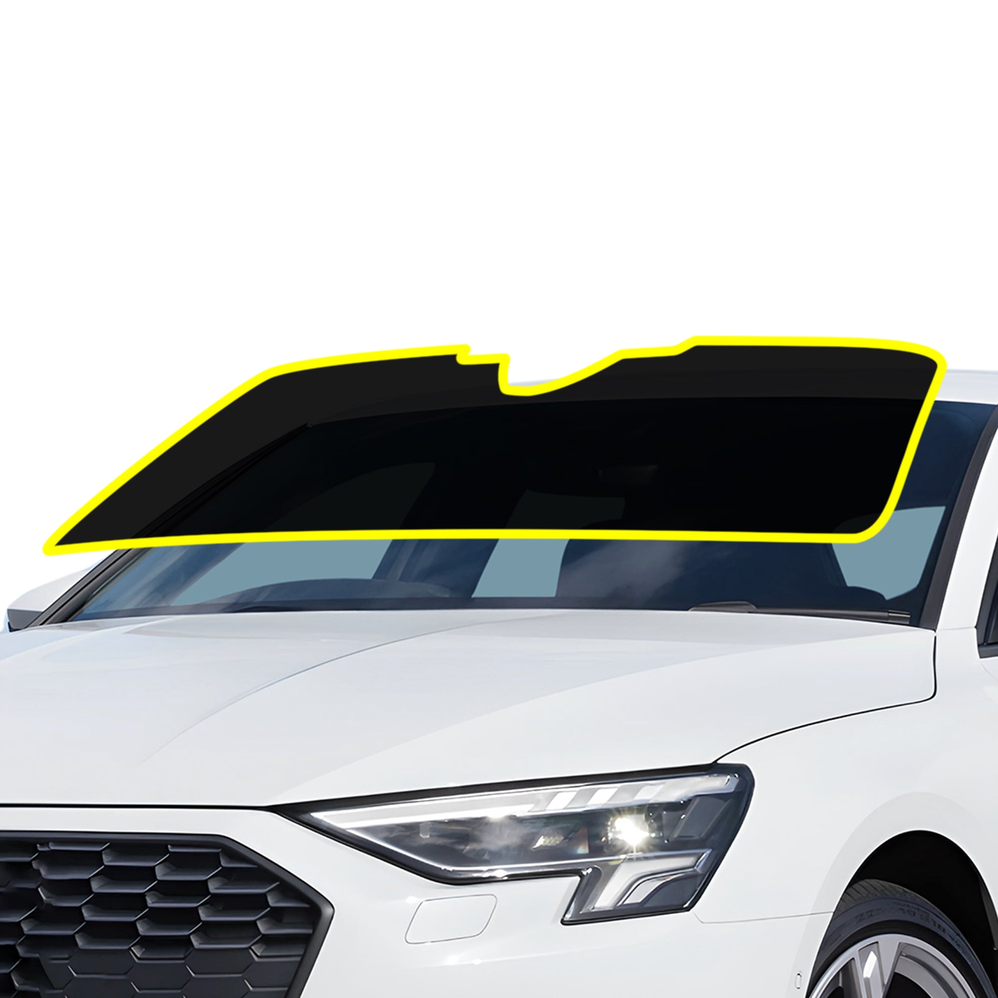 Precut Front Rear Windows Windshield Premium Nano Ceramic Window Film Tint Kit For Audi A3 2022 - 2024 - Bogar Tech Designs