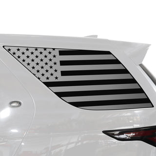 Quarter Window American Flag Vinyl Decal Stickers Fits Land Rover Discovery 2017-2024