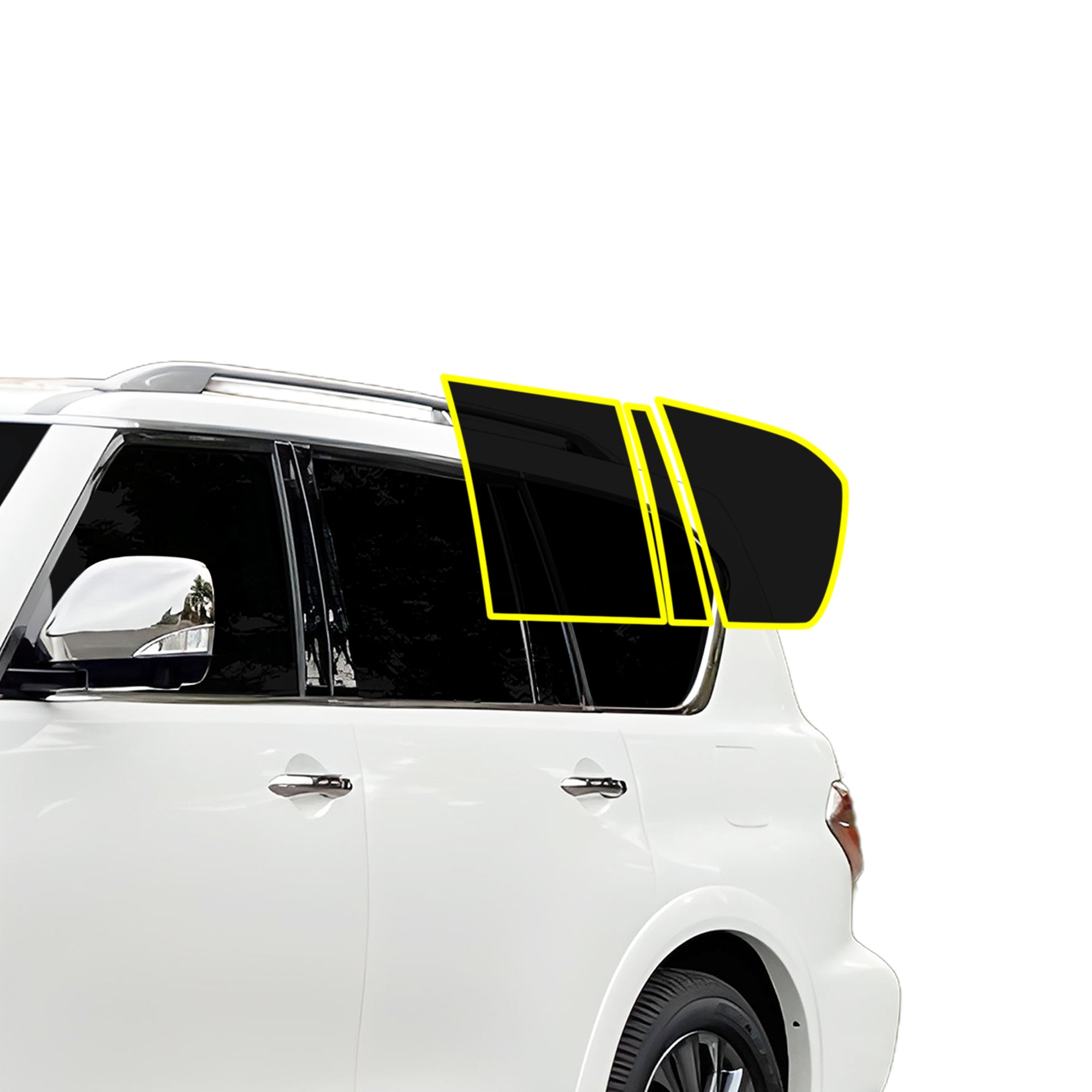 Fits Nissan Armada 2017+ Premium Nano Ceramic Precut Window Tint Film Kit Front Rear Windows Windshield - Bogar Tech Designs