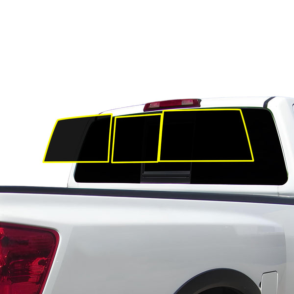 Fits Nissan Titan Extended Cab 2017+ Premium Nano Ceramic Precut Window Tint Film Kit Front Rear Windows Windshield