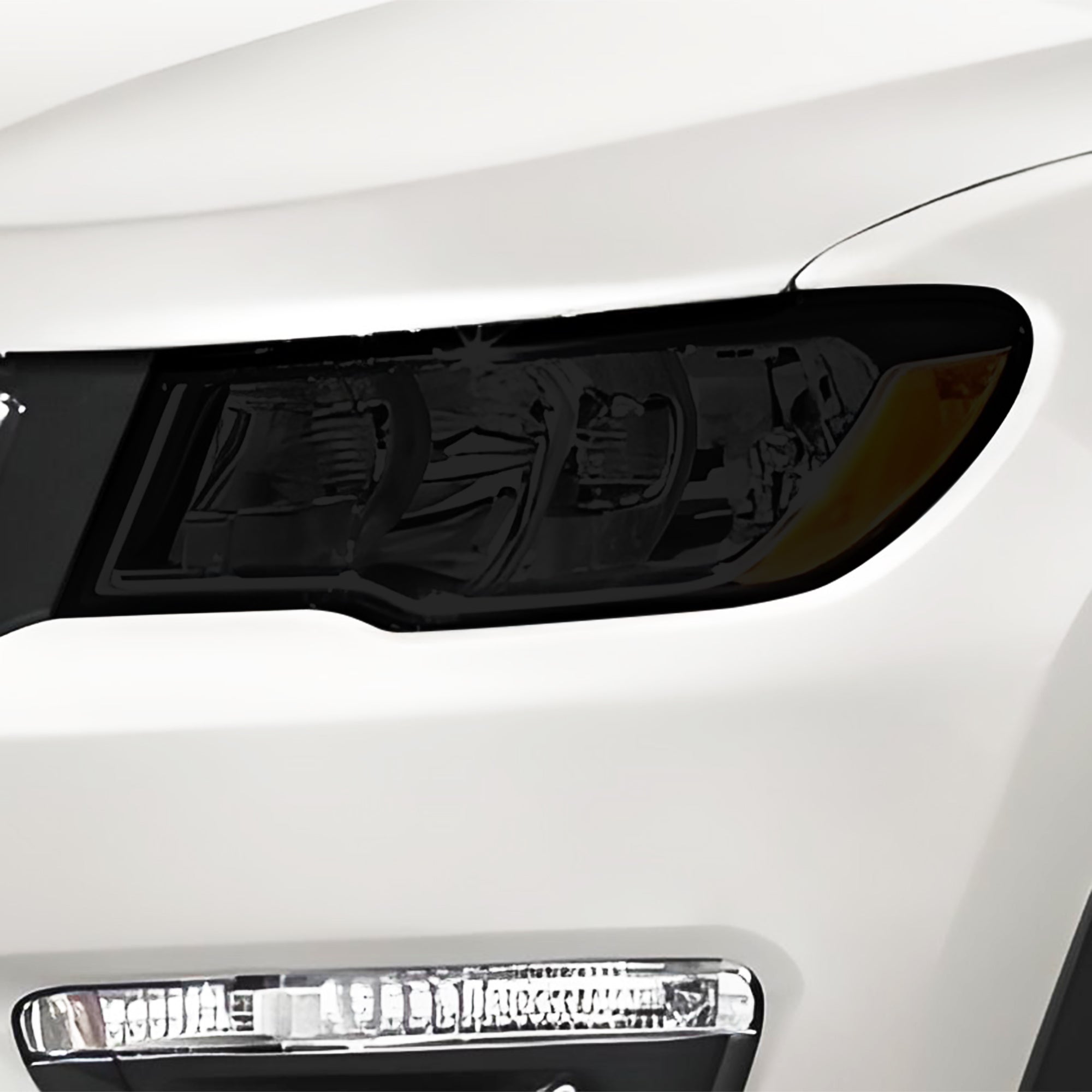 Full Headlight Taillight Precut Smoked PPF Tint Kit Film Overlay Fits Jeep Compass 2018 - 2025 - Bogar Tech Designs