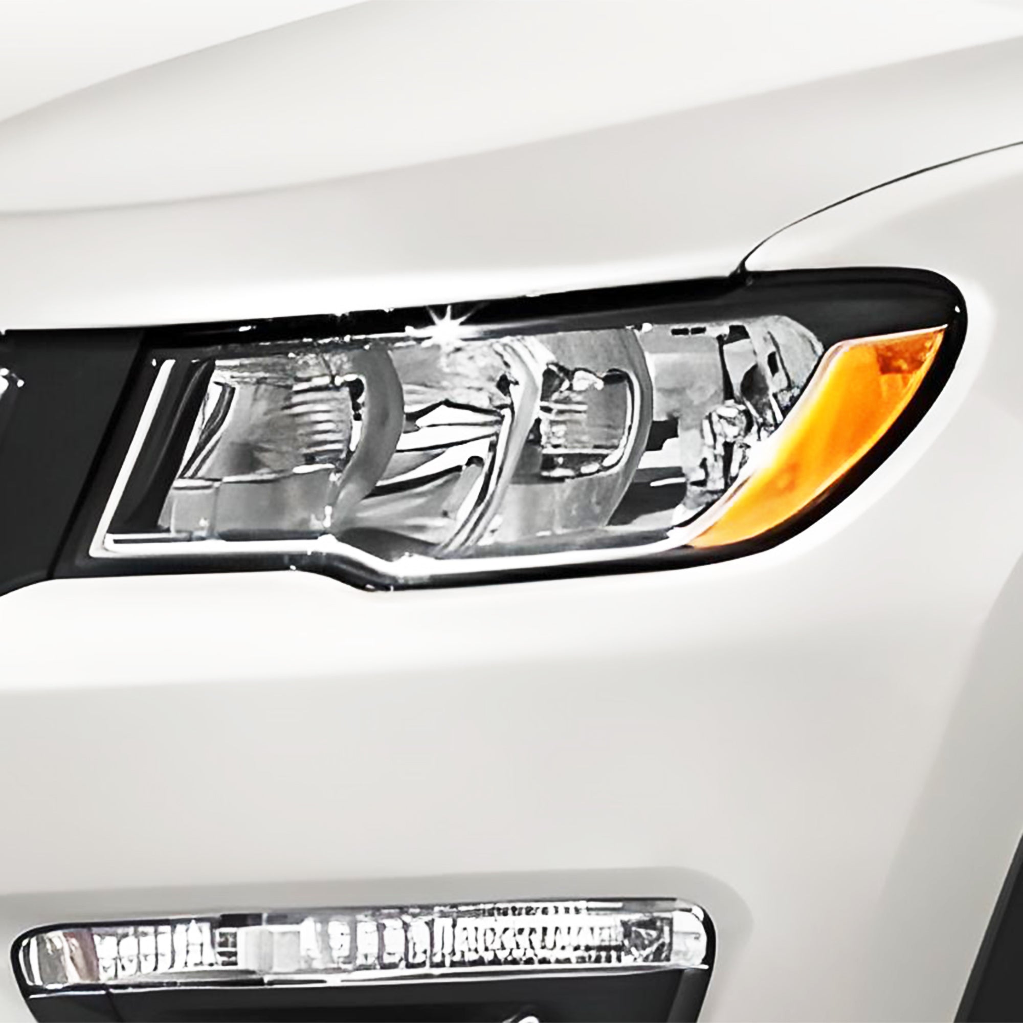 Full Headlight Taillight Precut Smoked PPF Tint Kit Film Overlay Fits Jeep Compass 2018 - 2025 - Bogar Tech Designs