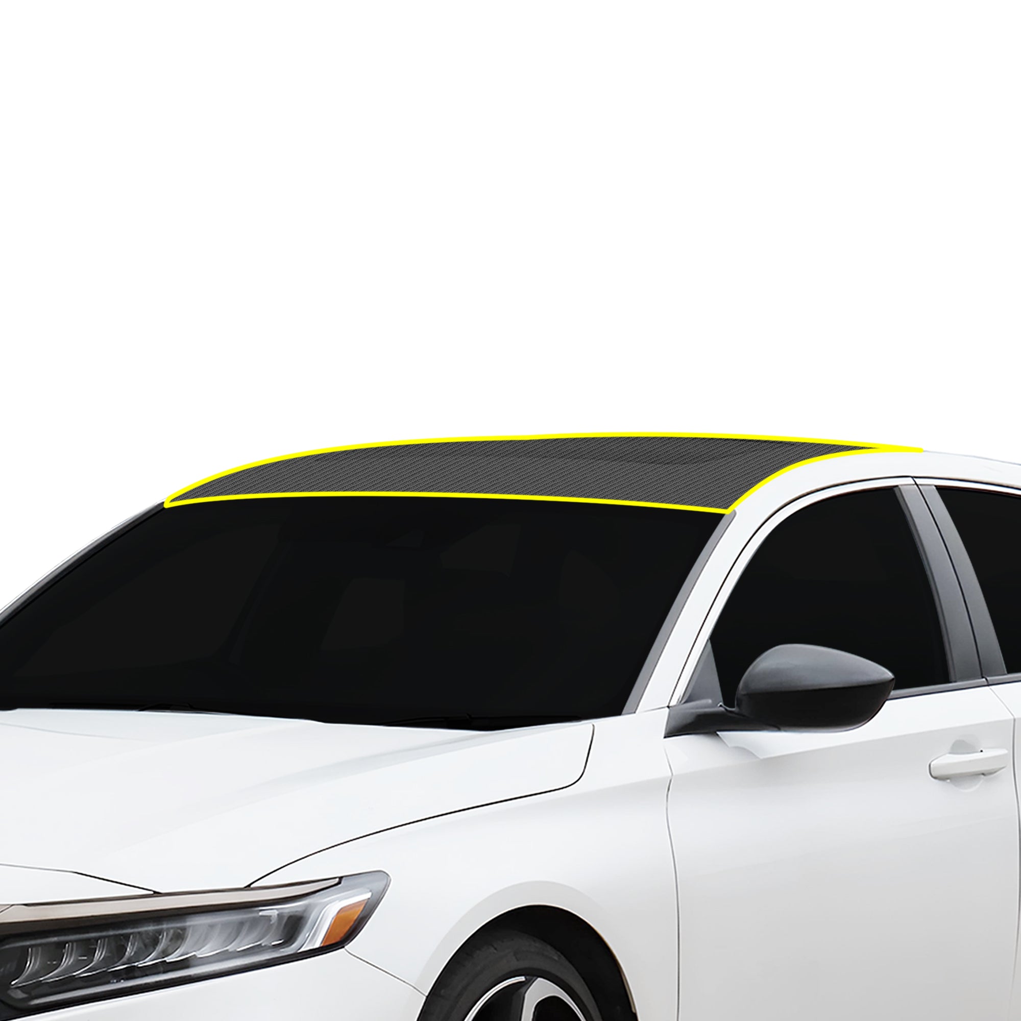Fits Honda Accord 2018 - 2022 Precut Premium Gloss Black Carbon Fiber Roof Paint Protection Film PPF Decal Film Kit - Bogar Tech Designs